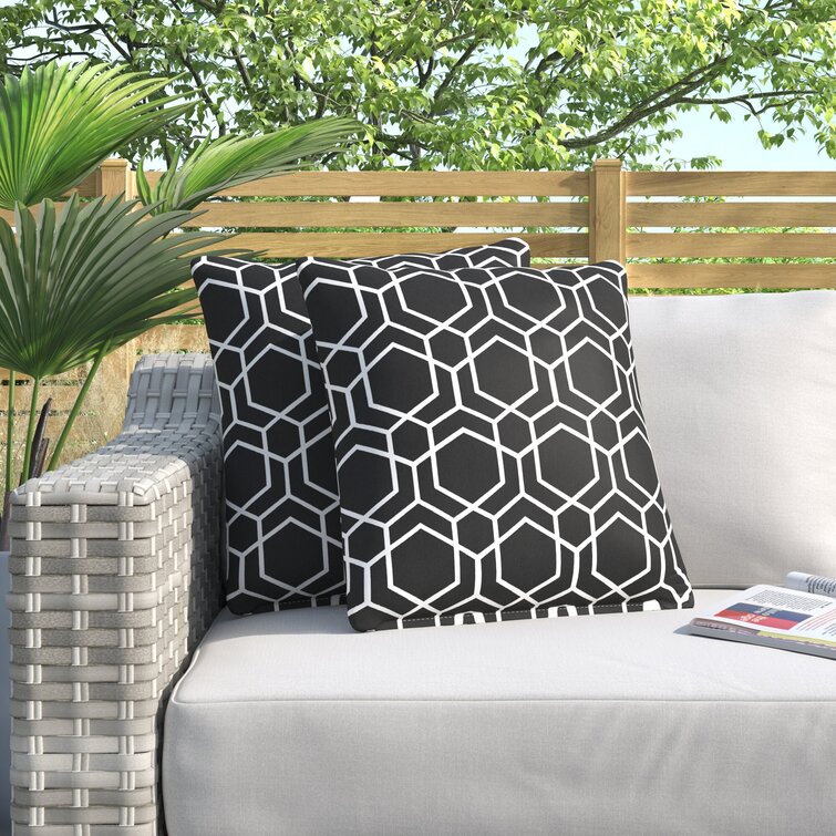 Geometric best sale outdoor cushions